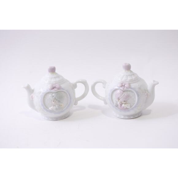 1993, Precious Moments, Salt and Pepper Shakers, Porcelain, ~ 250827-WH 561 - Picture 1 of 6